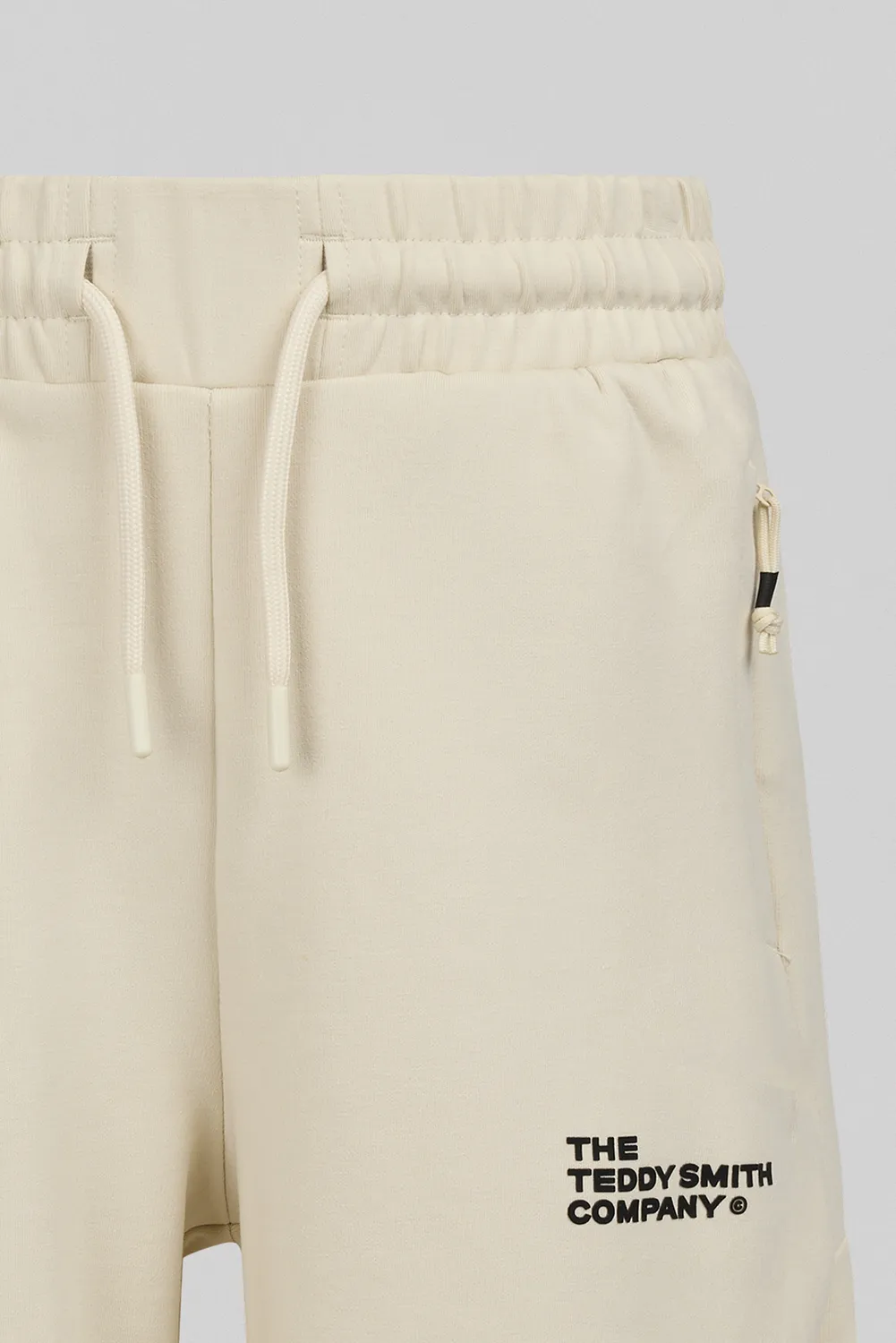 Teddy Smith S-Company SH JR pantaloncini crema ragazzo cotone