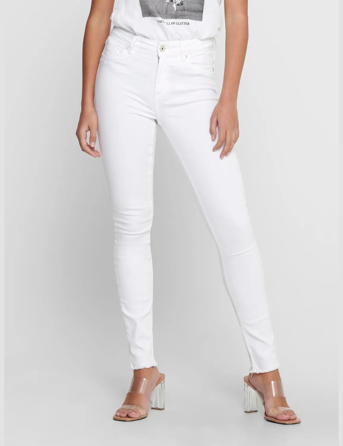ONLY ONLBLUSH jeans skinny bianchi M/30L