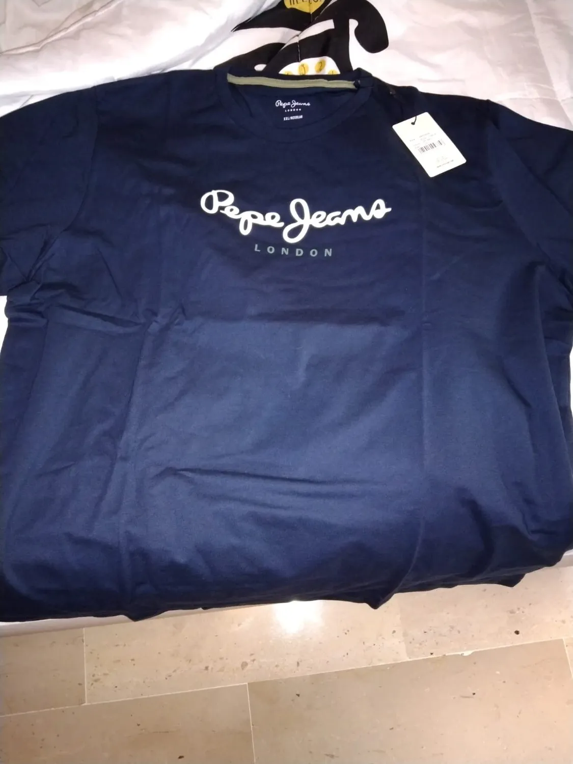 Pepe Jeans Eggo maglietta maniche lunghe uomo blu navy slim fit