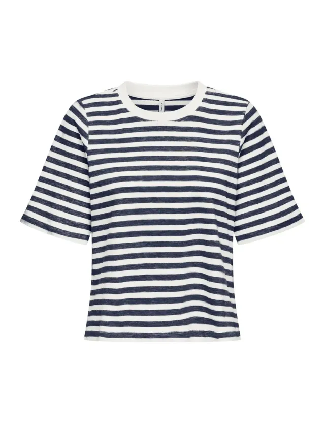 ONLY Onlcarlina Life top scollo rotondo XL manica corta