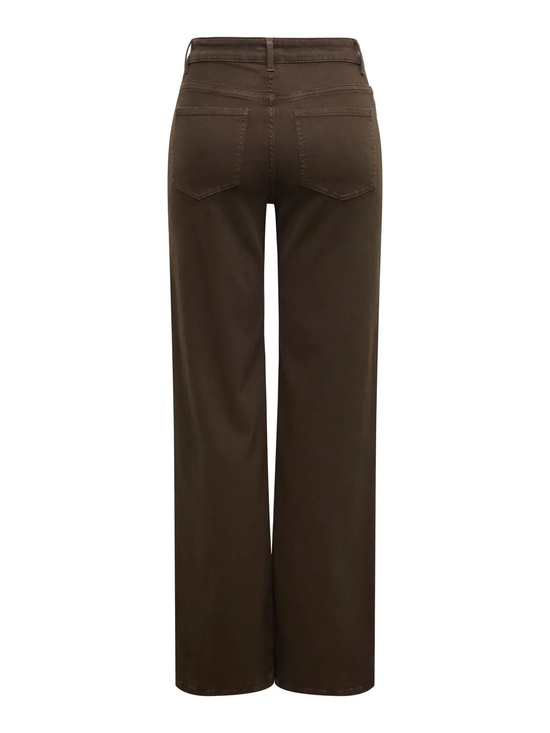 ONLY Onlmadison Wide Leg jeans vita alta marrone