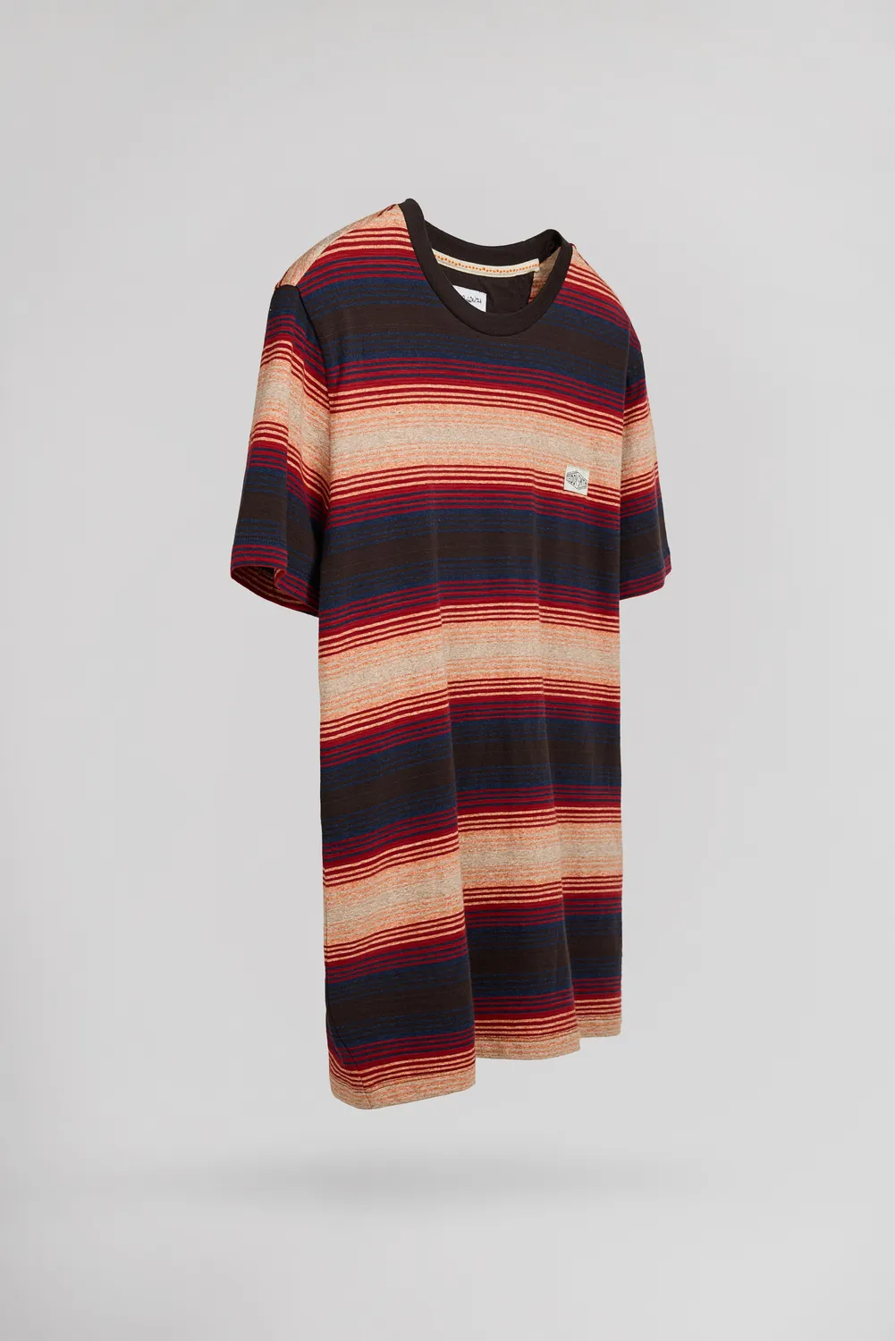 Teddy Smith T-Corey MC T-Shirt Uomo Marrone Scuro Worker