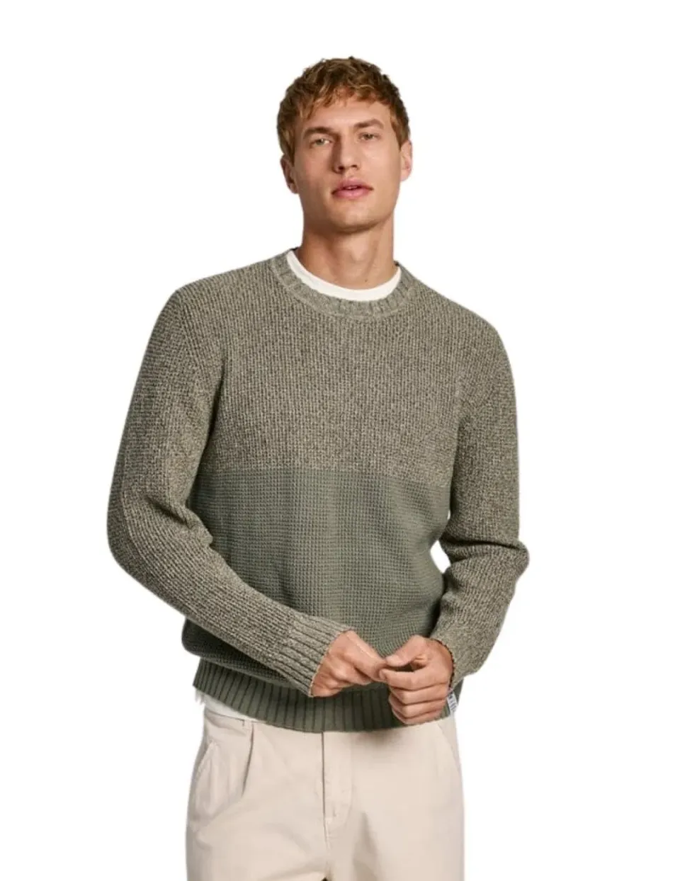 Pepe Jeans Costello Maglione Uomo Verde M Mouliné