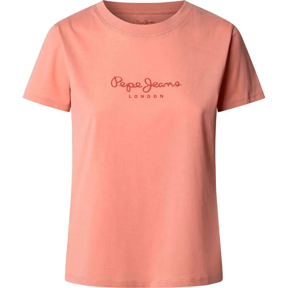 Pepe Jeans Macy T-Shirt Donna Bianco Pacco da 1 Girocollo