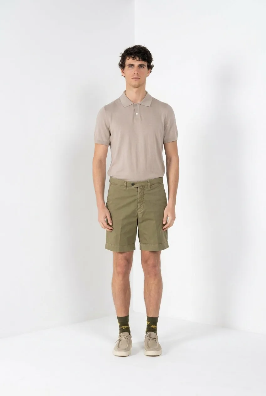 Mason's Boston Delamere Bermuda Chino Uomo Rosmarino Relaxed