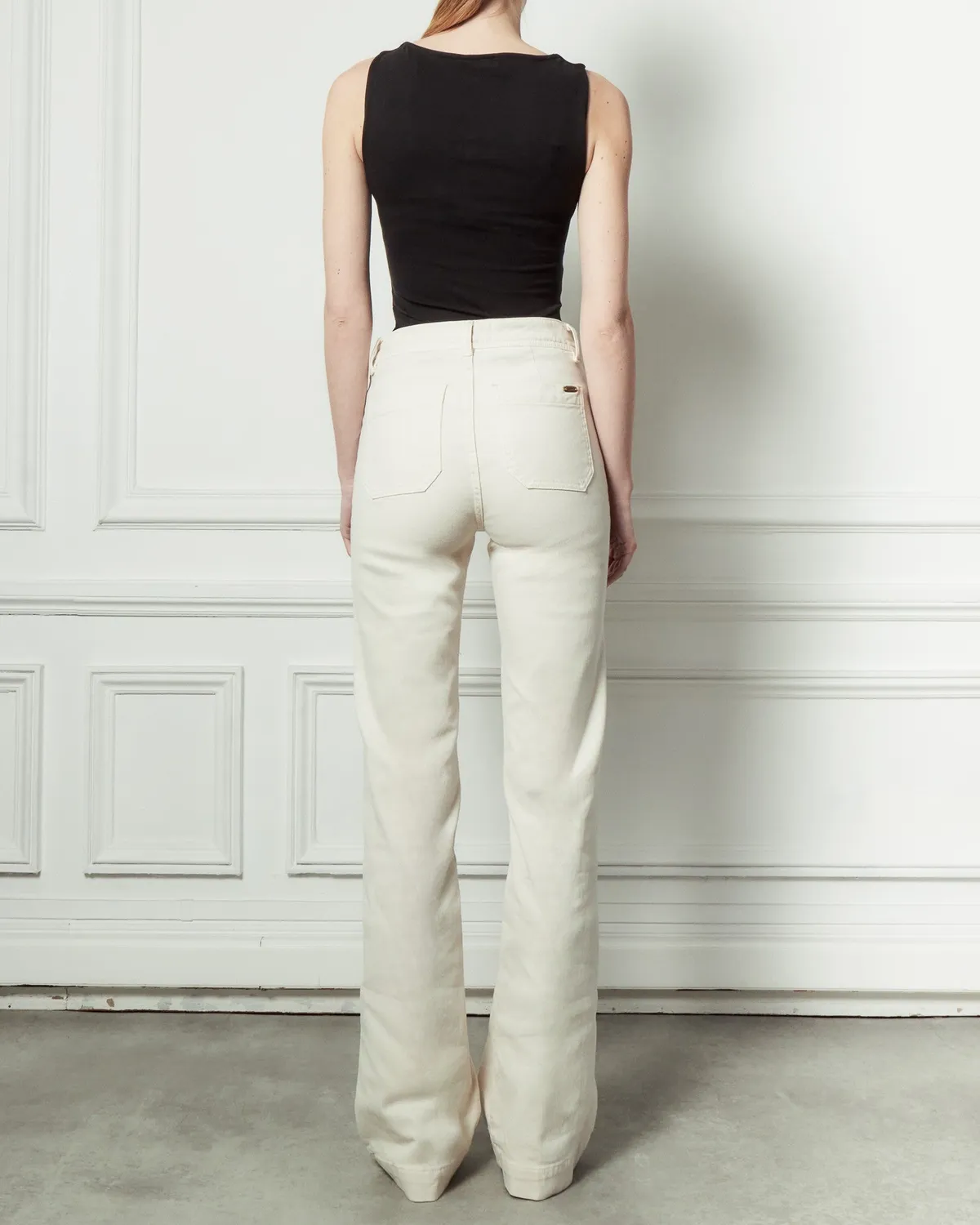 Acquaverde Charlotte Pantalone Bootcut Cream