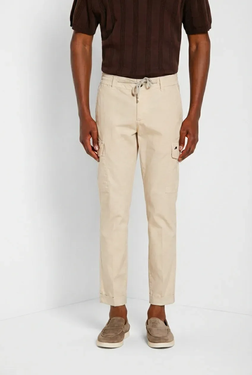 Mason's Chile Jogger pantalone cargo beige chiaro extra slim