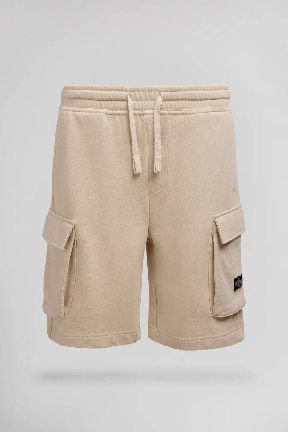 Teddy Smith S-Orty JR shorts ragazzo cargo beige french terry