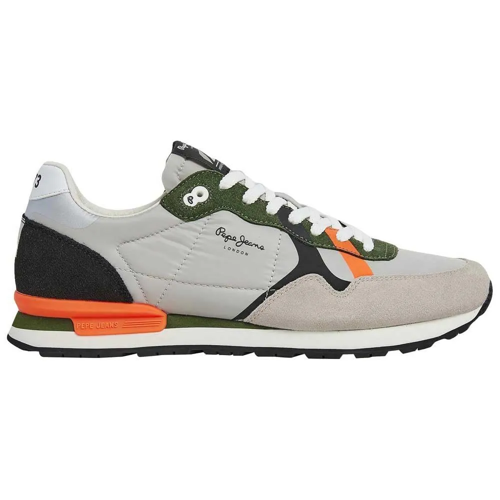 Pepe Jeans Brit Road sneakers uomo bianche pelle
