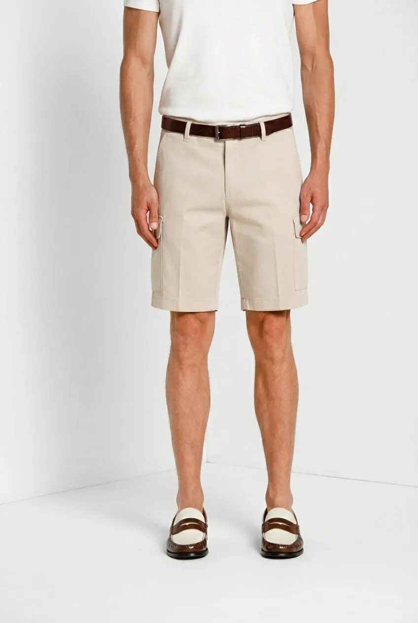Mason's Chile Bermuda cargo uomo beige chiaro slim