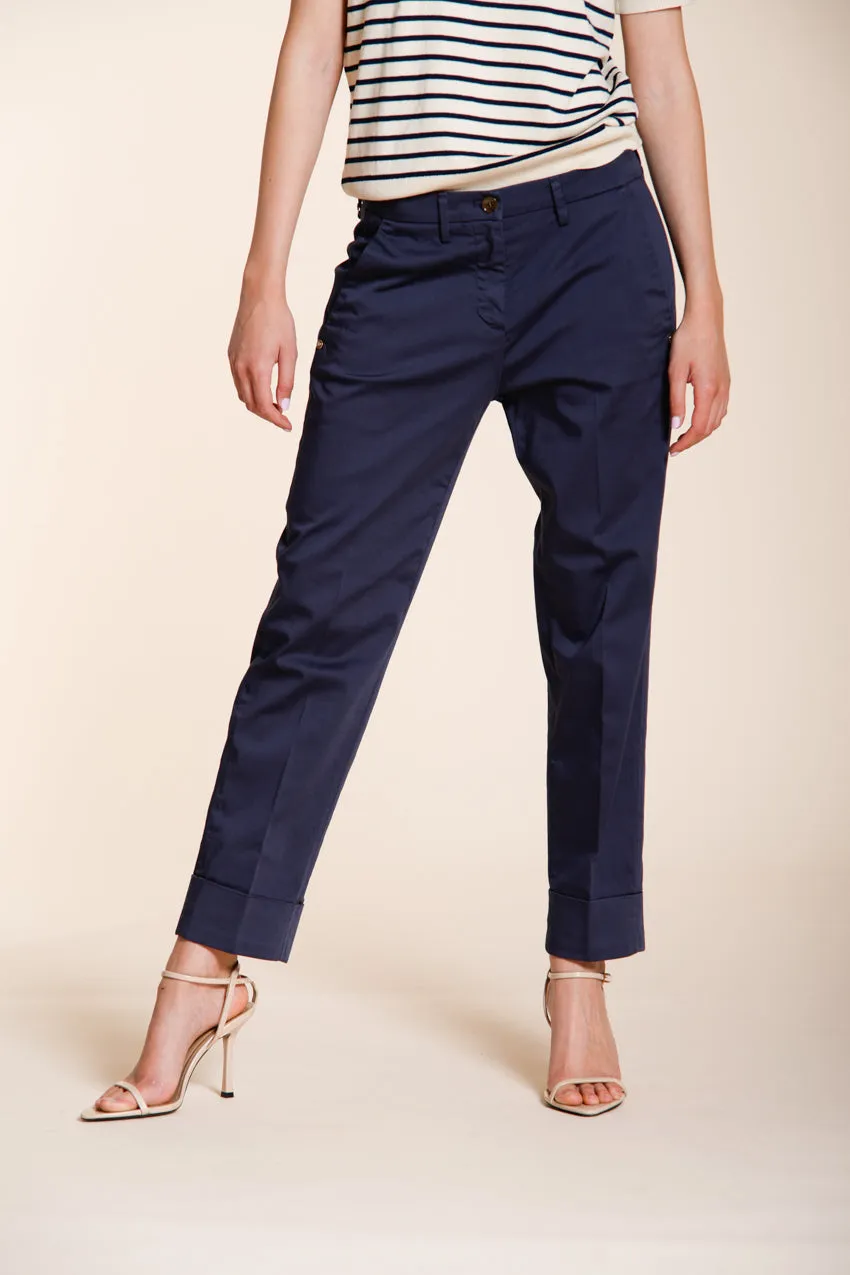 Mason's New York Carrot chino donna blu navy