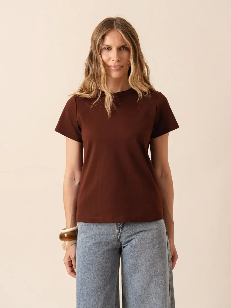 Oraije Oni t-shirt cotone paprika
