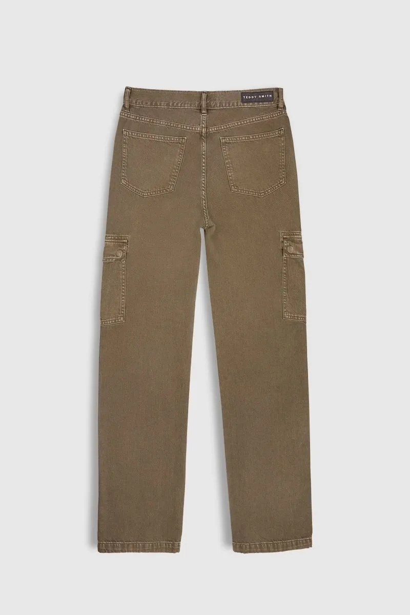 Teddy Smith P-Angel Cargo pantaloni kaki donna