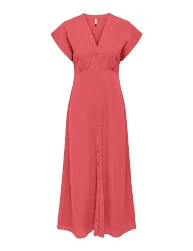 Only Onlnova Mollie Maxi Abito Donna Lungo Tinta Unita