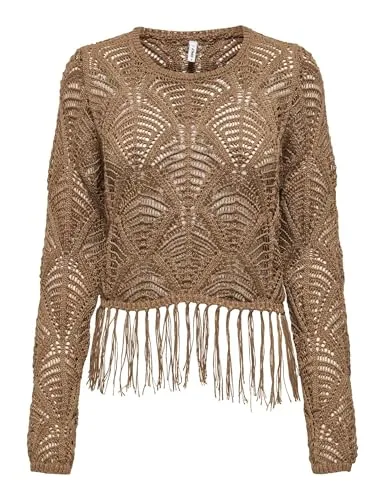 ONLY Onlleonie LS maglia betulla XS strutturata