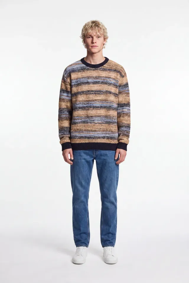 Teddy Smith P-Milo Pullover Uomo Dark Navy Jacquard
