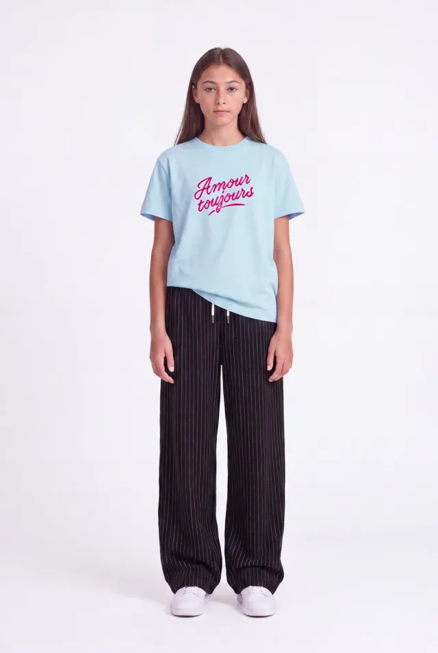 Teddy Smith T-Amour JR t-shirt azzurra bambina