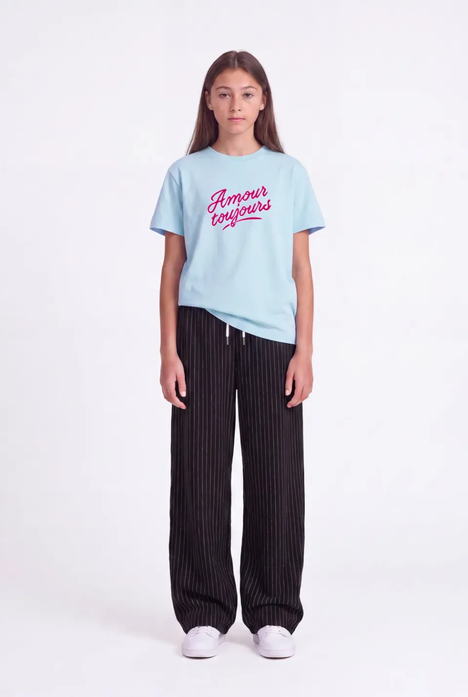 Teddy Smith T-Amour JR t-shirt azzurra bambina