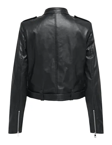 Only Onlsadie Cc Giacca Donna Ecopelle Nero