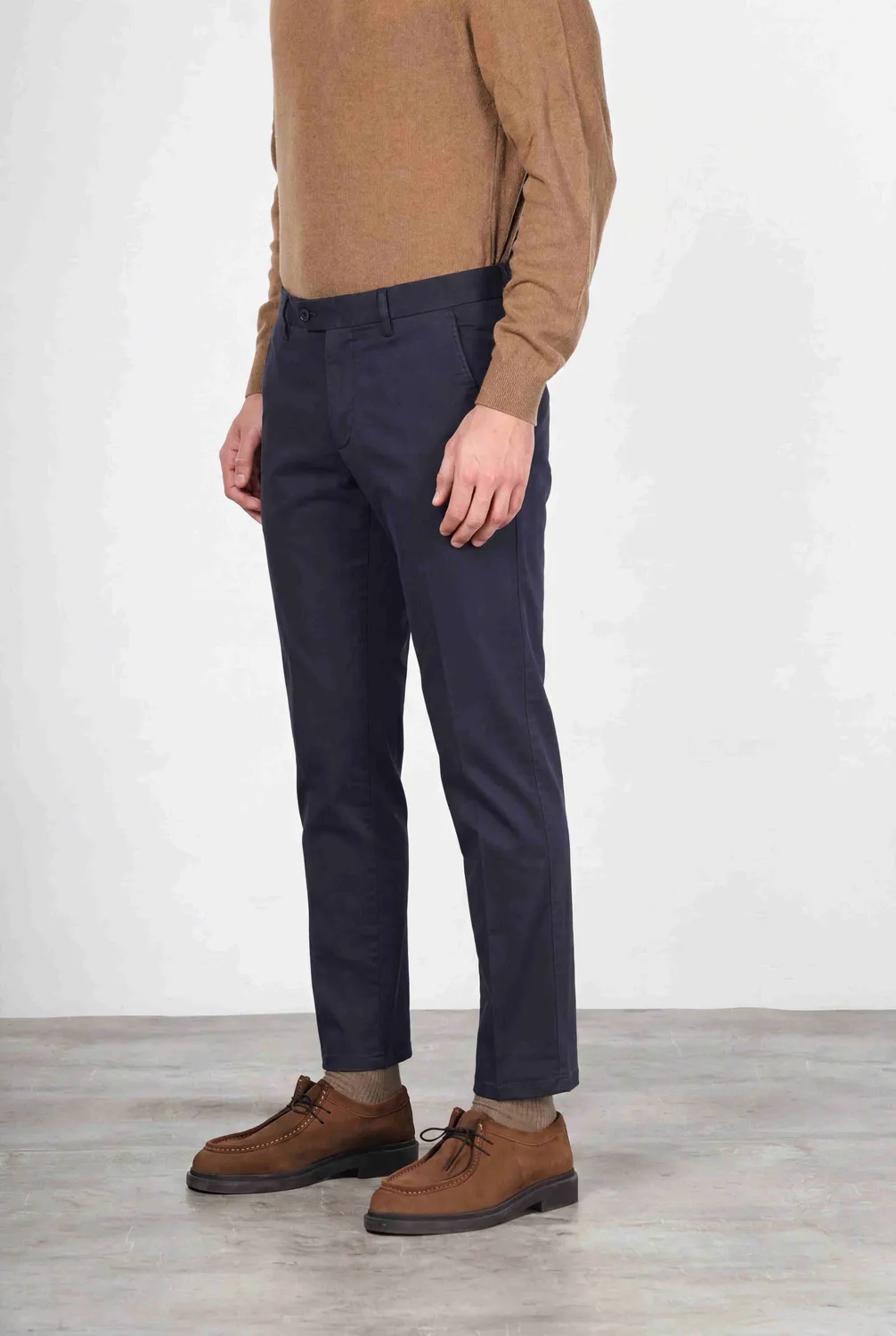 Mason's Torino Flex pantalone chino blu notte slim