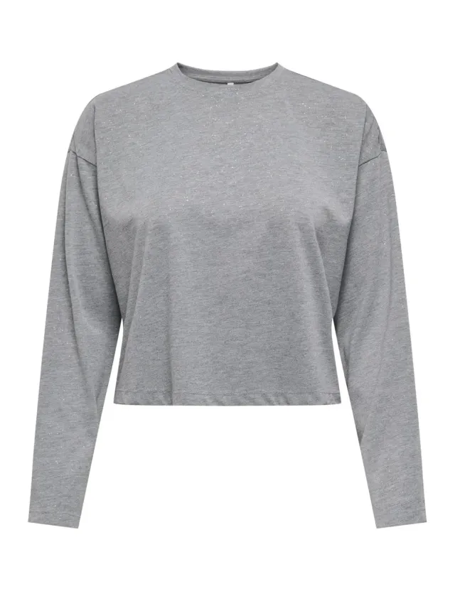 ONLY Onlmelle L/S Glitter Top Jrs top taglia S nero
