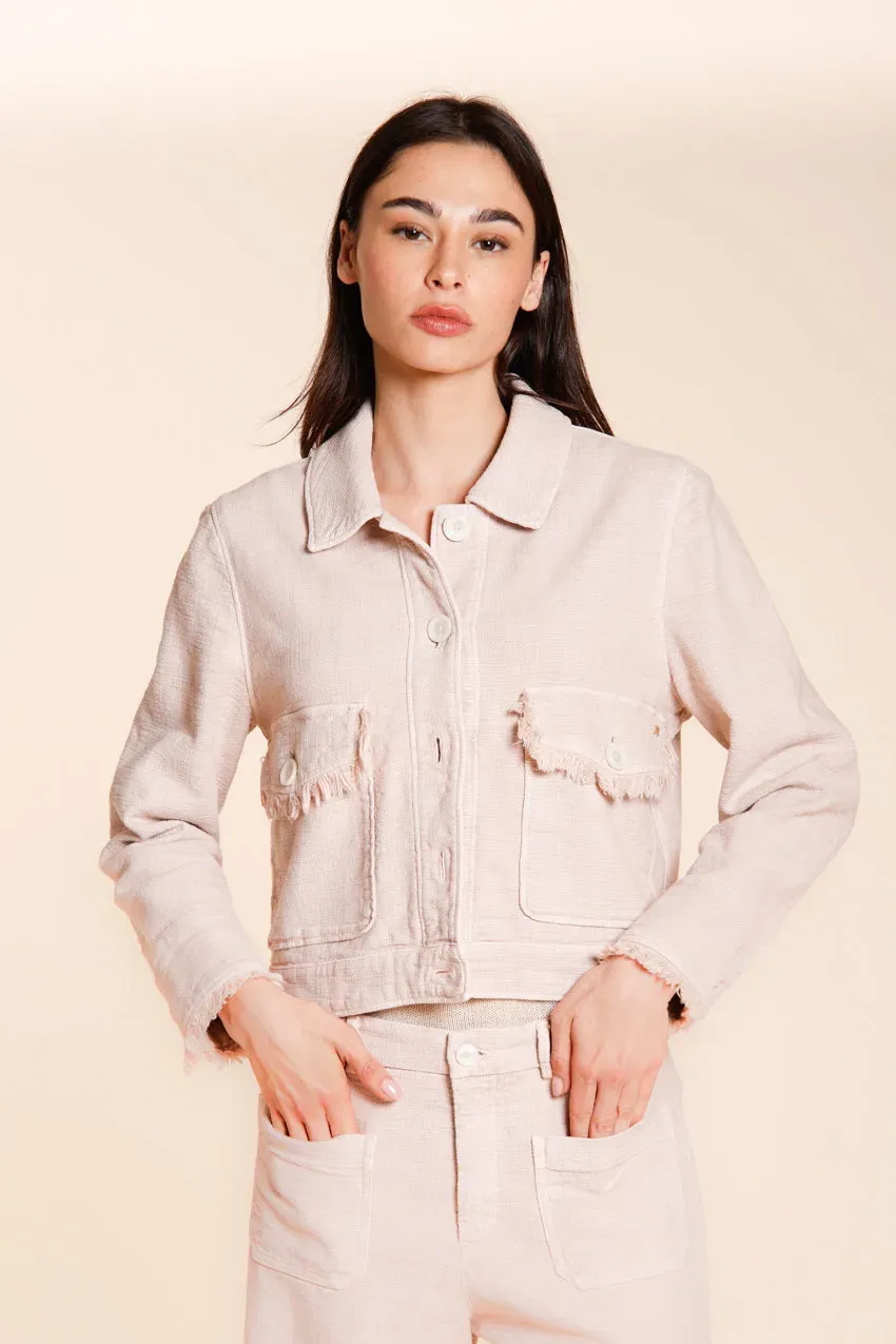 Mason's Odette giacca donna rosa stuoia cotone