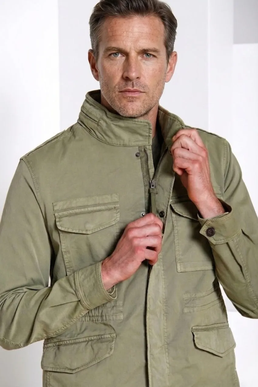 Mason's M74 giacca uomo twill stretch rosmarino