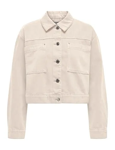ONLY Onlmilly L/S Boxy Jacket Cc Pnt Giacca Natur M