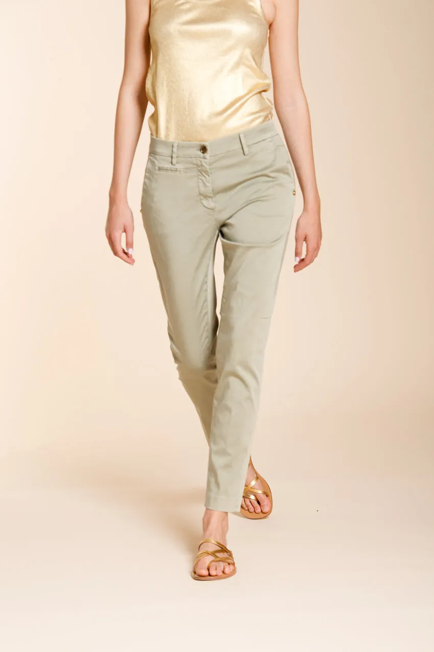 Mason's New York Slim chino donna salvia slim stretch