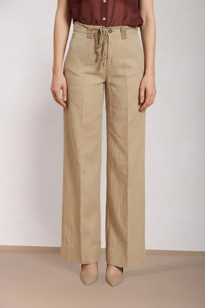 Mason's New York Studio chino donna lino beige straight