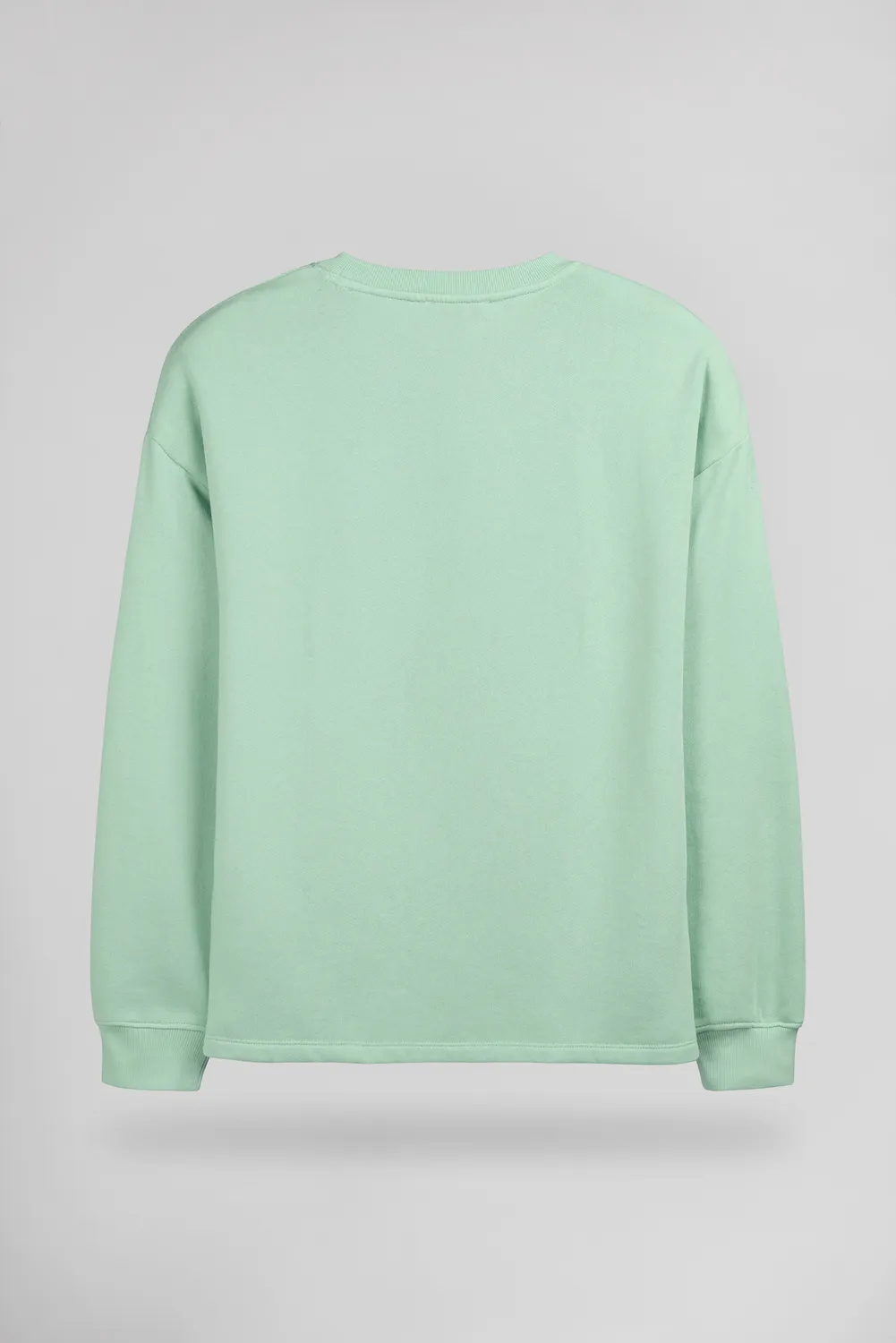 Teddy Smith S-Lucile felpa girocollo verde menta relaxed fit