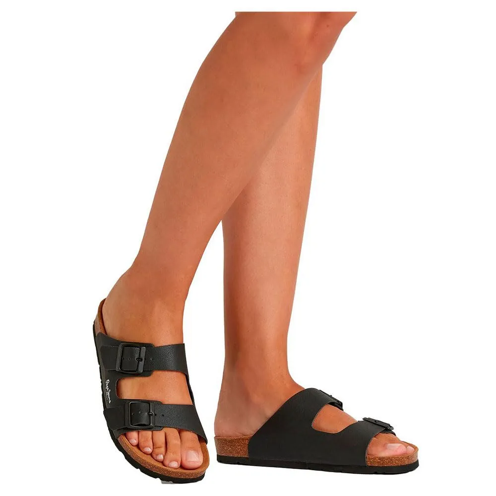 Pepe Jeans Oban Classic 2 sandali donna neri 36 sughero