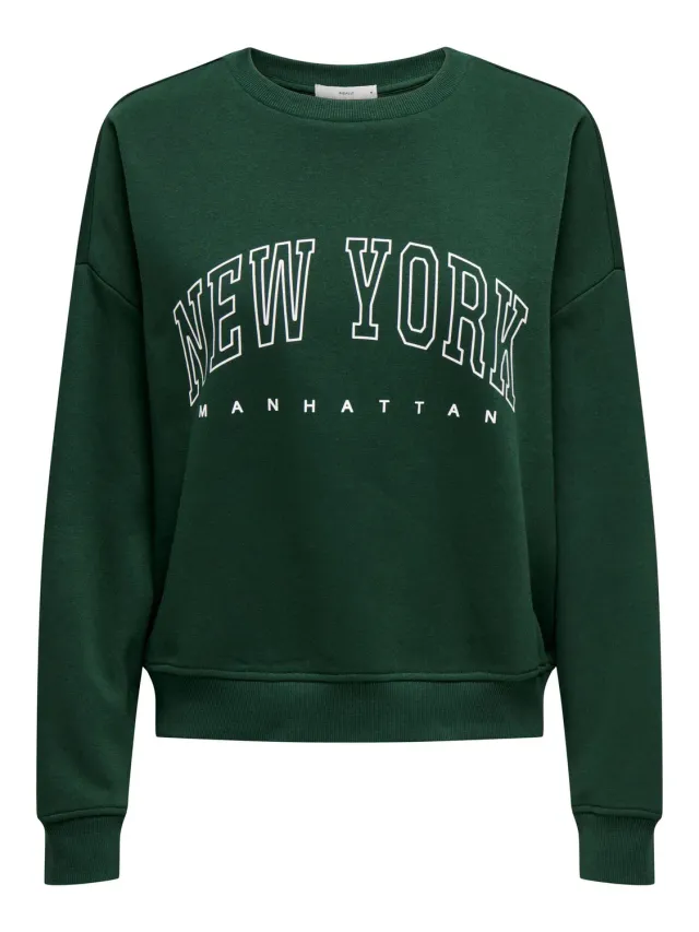 ONLY ONPLOUNGE Felpa Donna Girocollo Morbida