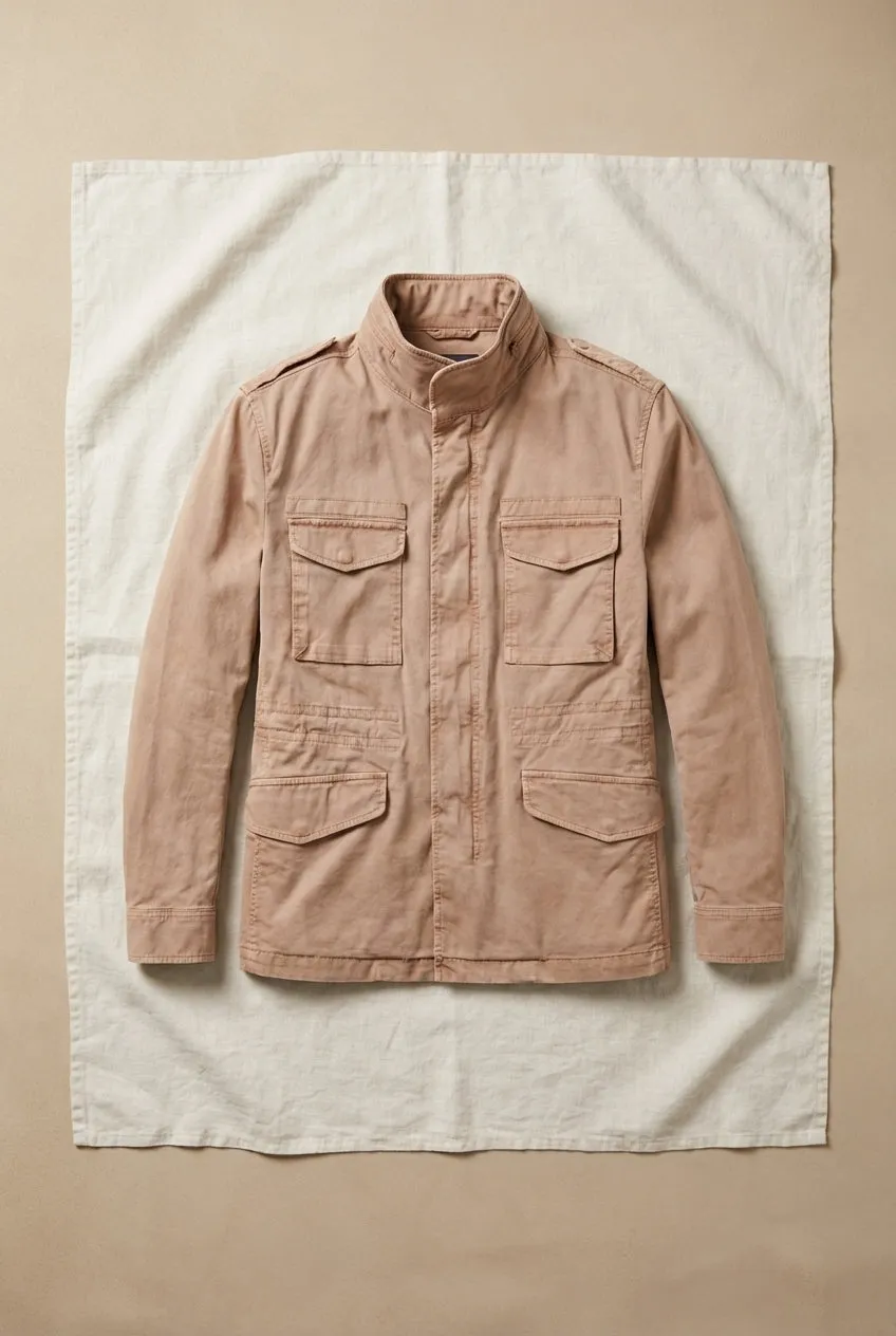 Mason's M74 Delamere Giubbotto Uomo Terra Twill Stretch