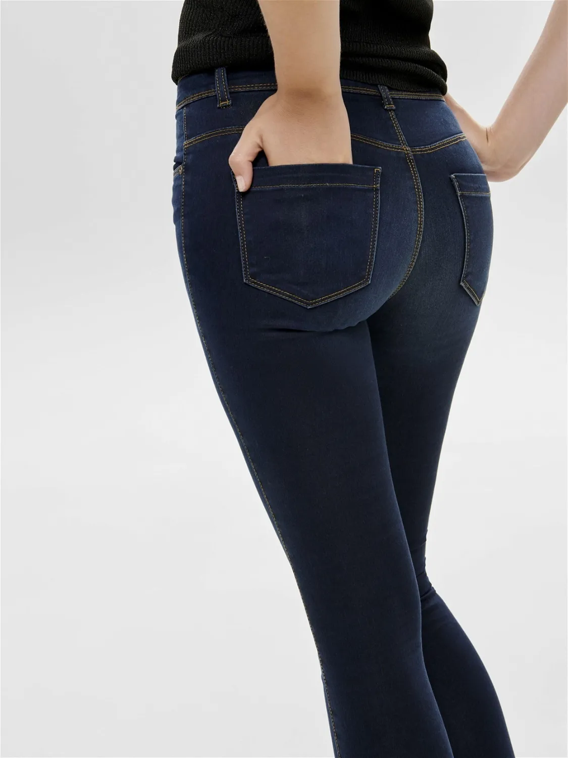 Only Onlrain jeans skinny donna S/30L blu