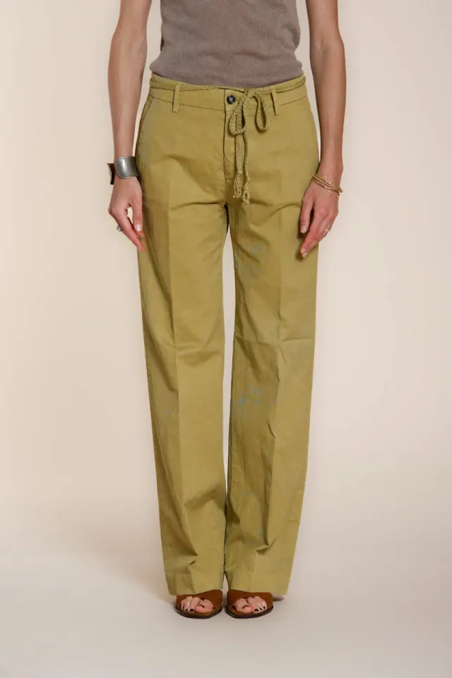 Mason’s New York Straight Chino Donna Verde Acido Straight