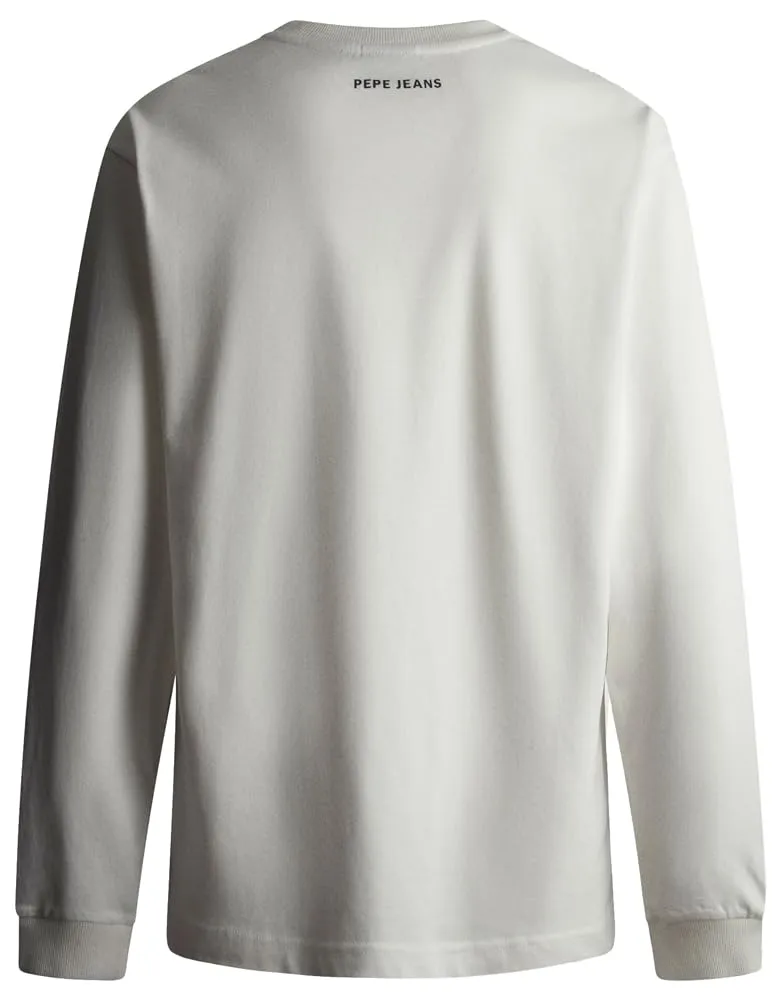 Pepe Jeans Logo LS Tee Maglia Uomo S manica lunga