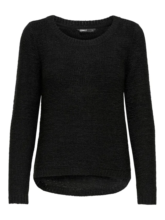 ONLY Ongeena pullover girocollo nero regular fit