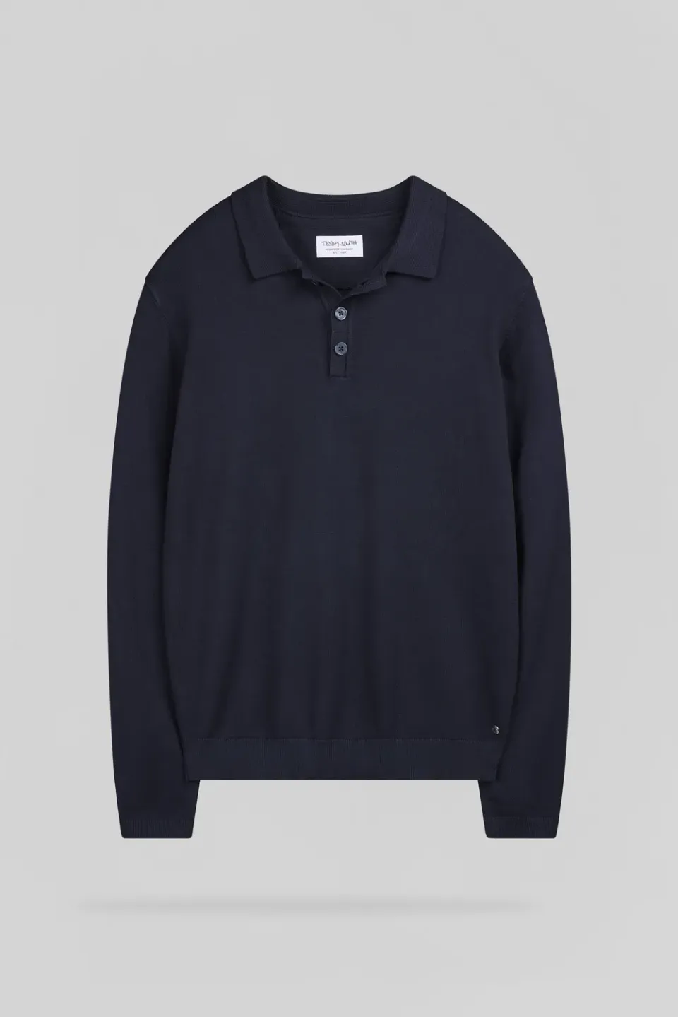 Teddy Smith P-Nitty ML polo blu navy manica lunga