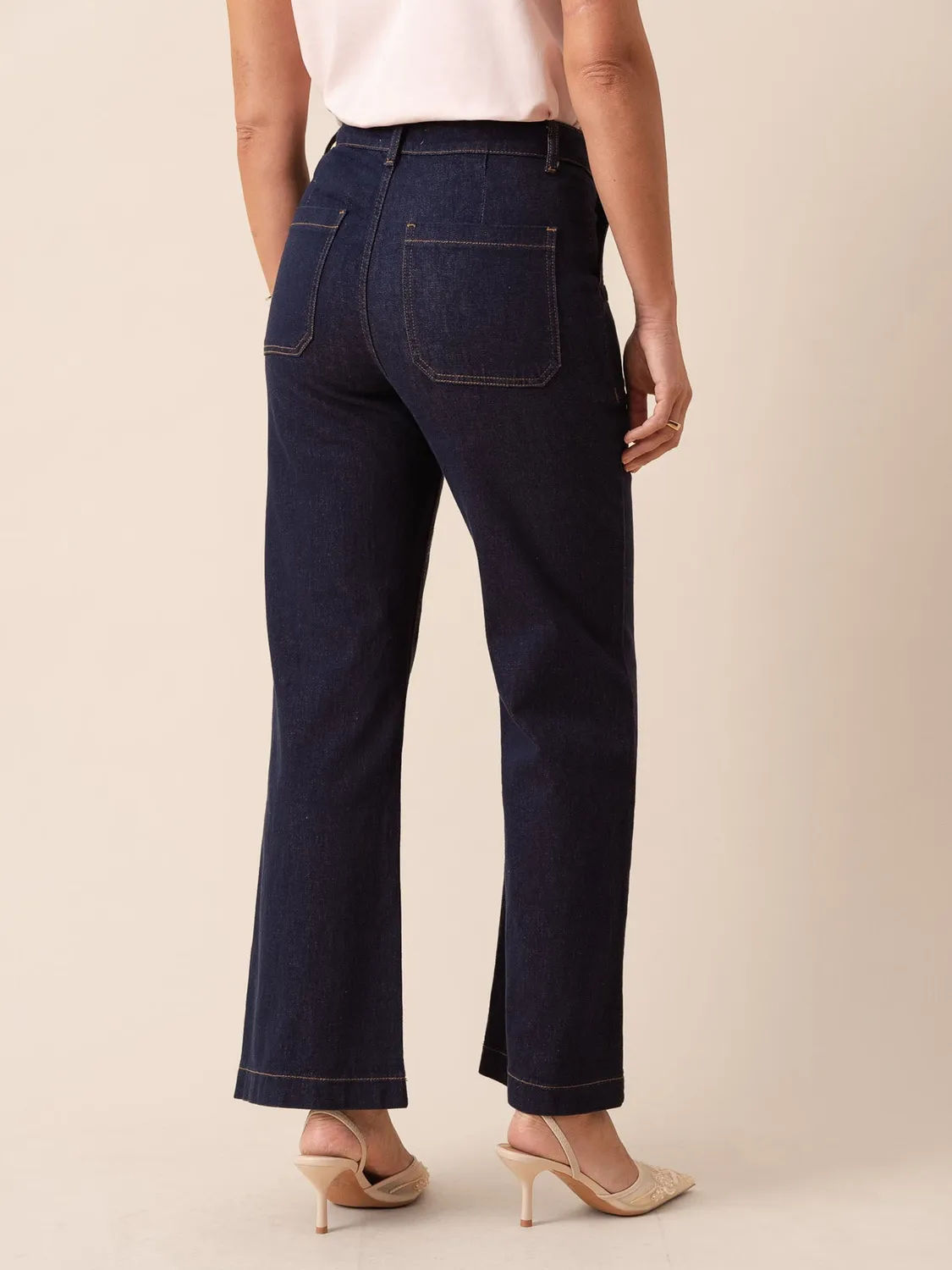 Oraije Paulinette jeans bootcut brut