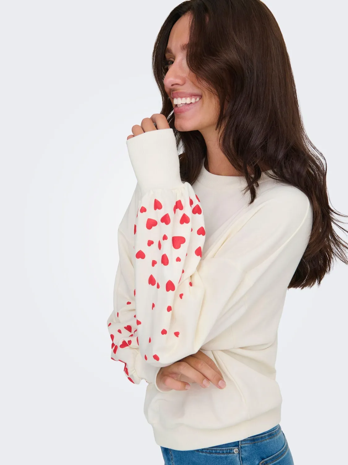 ONLY Onlbrooke L/S O-Neck Flower Felpa L Floreale