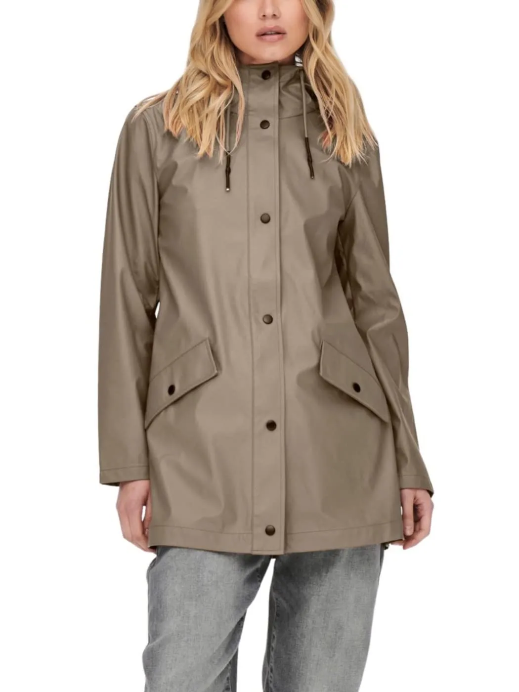 Only Onlelisa raincoat impermeabile donna leggero