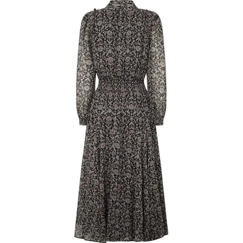 Pepe Jeans Pixy vestito donna M lungo chiffon fiocco