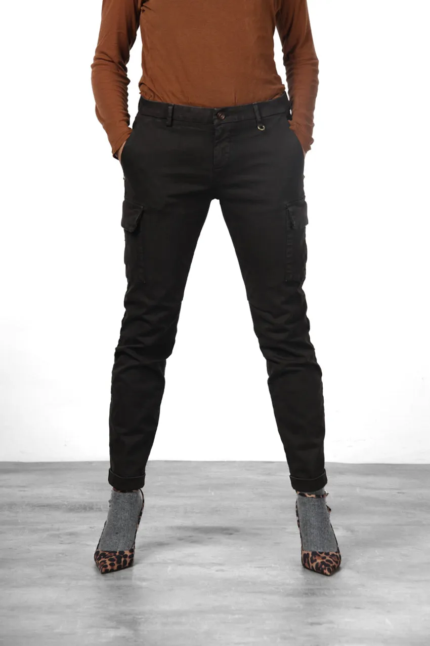 Mason's Chile City pantalone cargo donna marrone slim