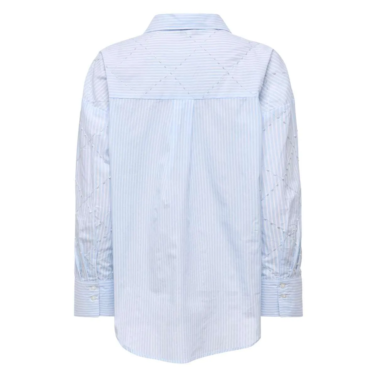 ONLY Onlzelena camicia celeste slim coreana