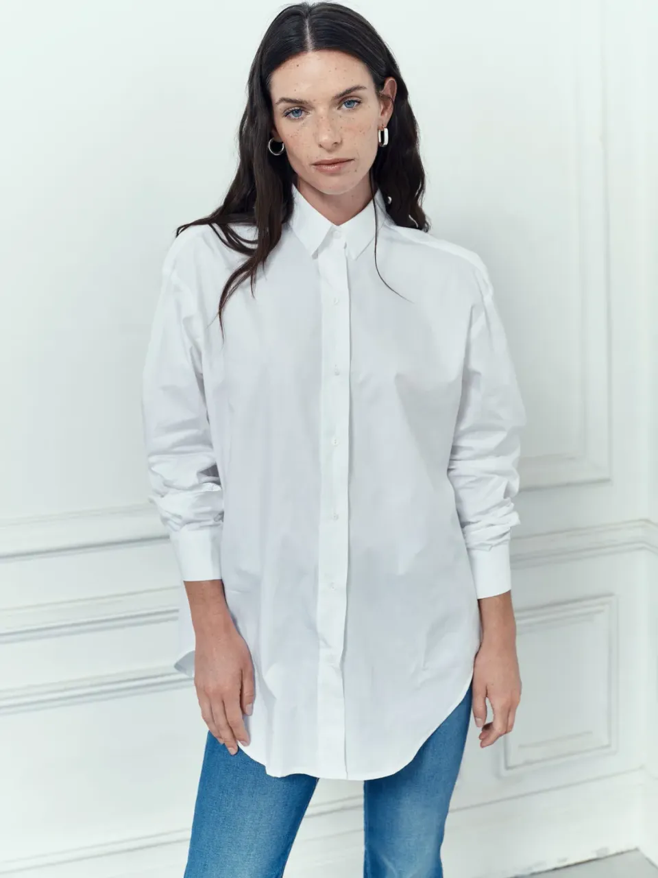 Acquaverde White Shirt Camicia Bianca Oversize