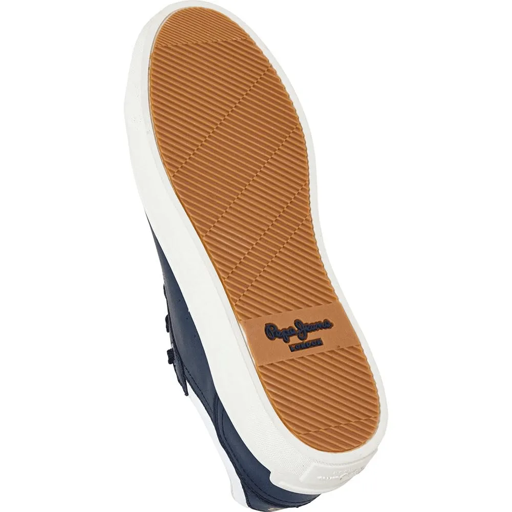 Pepe Jeans Camden Edition Sneakers Uomo 42 Blu Navy pelle