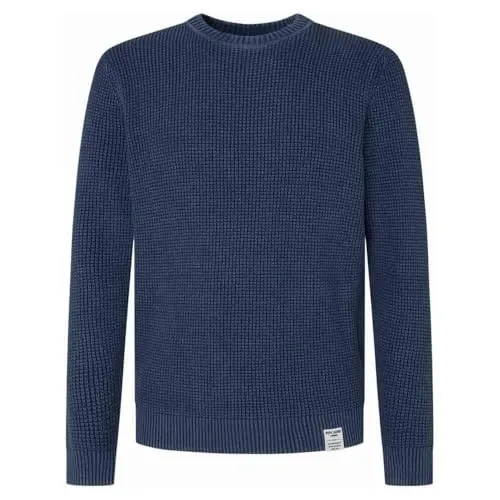 Pepe Jeans Maddox Maglione Uomo M Blu Tinto in Capo