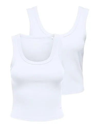ONLY Onleasy canottiera donna nero 2 pezzi