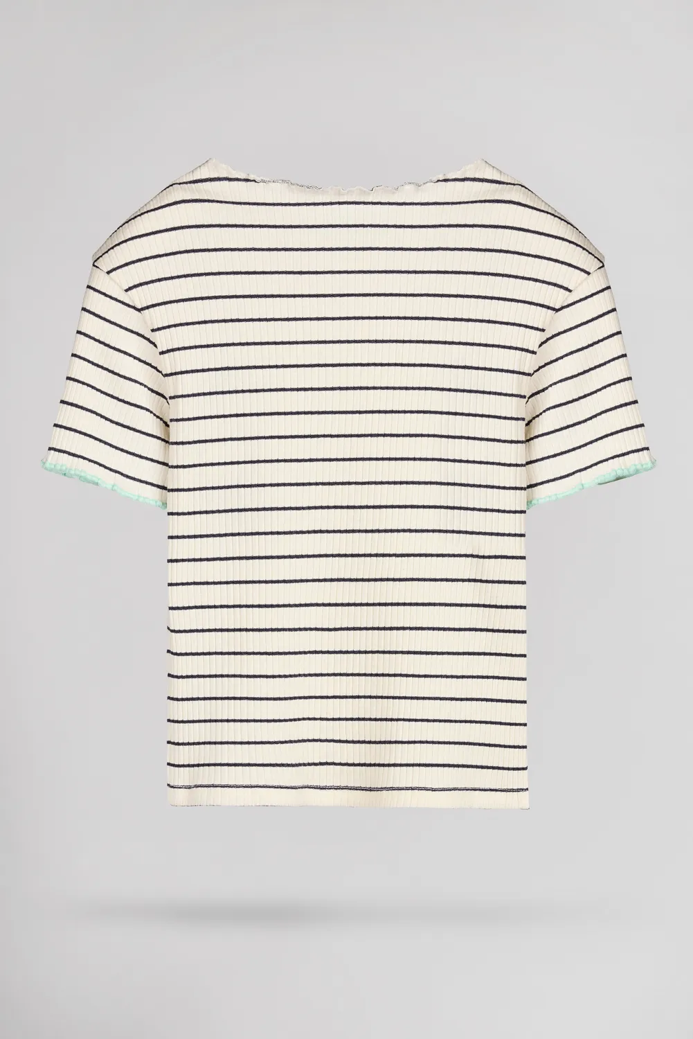 Teddy Smith T-Ray MC JR maglietta righe blu navy bambina